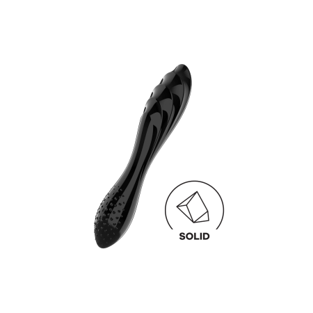 Gode en verre noir haute qualité Dazzling Crystal 1 Satisfyer 