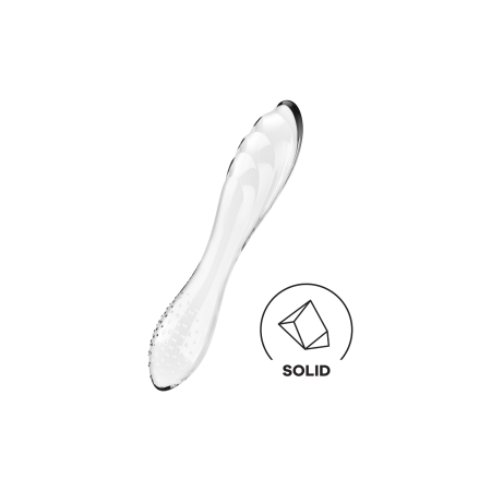 Gode en verre transparent haute qualité Dazzling Crystal 1 Satisfyer 