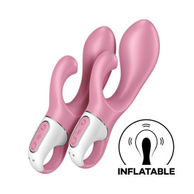 Vibromasseur Rabbit gonflant rose Air Pump Bunny 2 USB Satisfyer 