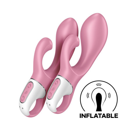 Vibromasseur Rabbit gonflant rose Air Pump Bunny 2 USB Satisfyer 