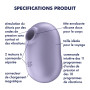 Stimulateur de clitoris violet Pro To Go 2 Satisfyer 