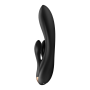Vibromasseur rabbit noir double stimulation clitoris Double Flex Satisfyer 