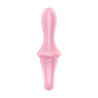 Vibromasseur anal gonflant connecté rose USB Air Pump Booty 5 Satisfyer 