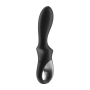 Vibromasseur noir USB, chauffant et connecté Heat Climax Satisfyer 