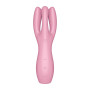 Vibromasseur point G avec stimulateur de clitoris USB rose Threesome 3 Satisfyer 