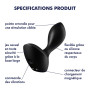 Plug anal vibrant noir USB Backdoor Lover Satisfyer 