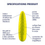 Vibromasseur jaune USB Ultra Power Bullet 5 Satisfyer 