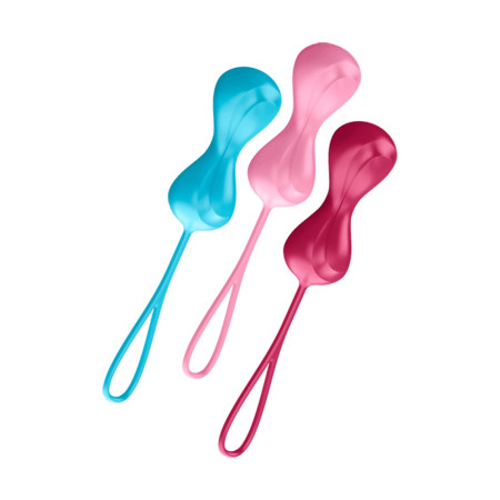 Set de 3 boules de Geisha effet vibrante Power Balls Satisfyer 