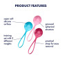 Set de 3 mono boule de Geisha Satisfyer Strengthening balls 