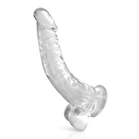 Gode jelly courbe transparent ventouse taille XL 22cm 