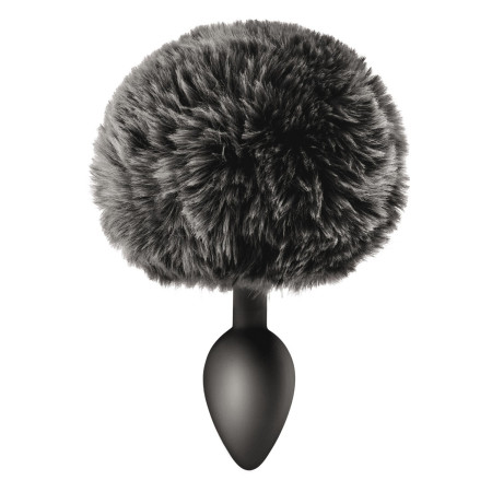 Plug anal pompon noir 