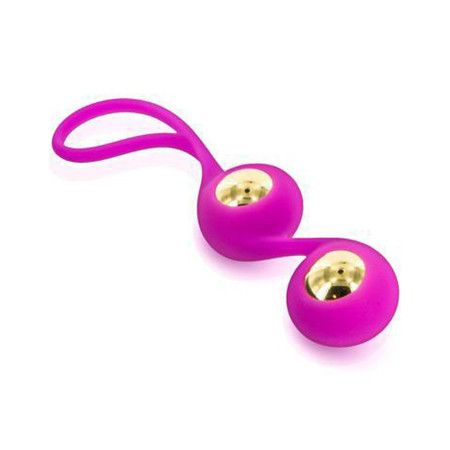 Boules de Geisha ou stimulateur anal plaqué or 