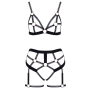 Ensemble lingerie harnais ouvert - Cottelli