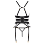 Corset porte-jarretelles et string assorti - Cottelli