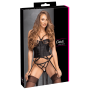 Corset porte-jarretelles et string assorti - Cottelli