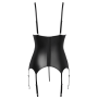 Guêpière porte-jarretelles et string assorti - Cottelli