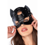 Masque félin en faux cuir - Mapalé