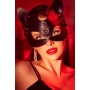 Masque félin en faux cuir - Mapalé