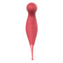 Oiseau du Paradis - Vibromasseur 2 en 1 avec succion et stimulateur rouge - CR-820RED