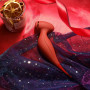 Oiseau du Paradis - Vibromasseur 2 en 1 avec succion et stimulateur rouge - CR-820RED