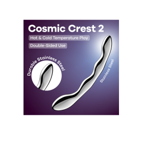 Gode en acier inoxydable Cosmic Crest 2 - Satisfyer