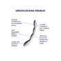 Gode en acier inoxydable Cosmic Crest 2 - Satisfyer
