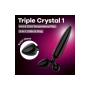 Gode en verre Triple Crystal 1 - Satisfyer