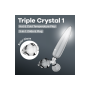 Gode en verre Triple Crystal 1 - Satisfyer