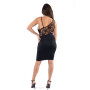 Robe courte à bretelles Victoria 