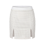 Jupe courte blanche Cassandra - LSL3-SWHT