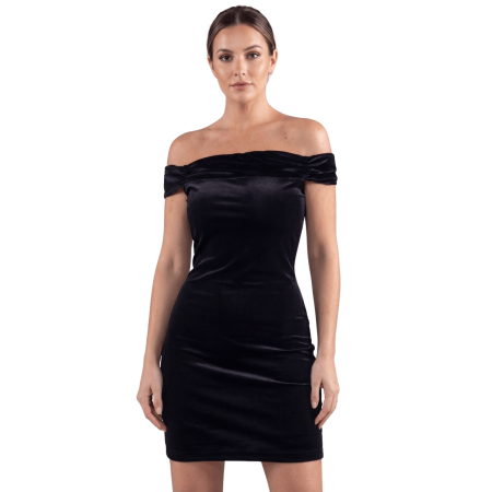 Robe velours noir Giulia