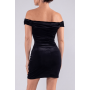 Robe velours noir Giulia