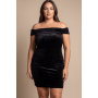 Robe velours noir Giulia
