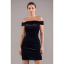 Robe velours noir Giulia
