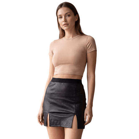 Jupe courte noir Stella - LSL3-SBLK