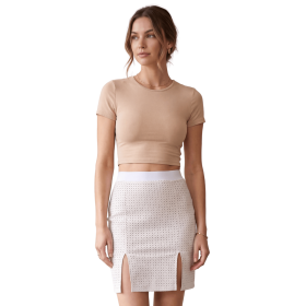 Jupe longue blanche Natacha - LSL3-LWHT