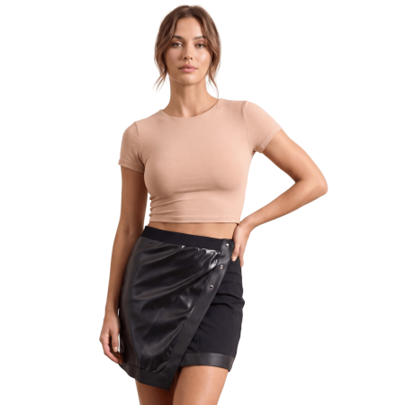 Jupe courte noire Mia - LSL2-SBLK