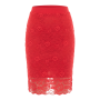 Jupe longue rouge Catalina - LSK2-LRED