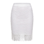 Jupe longue blanche Catalina - LSK2-LWHT