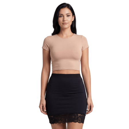 Jupe courte noire Marina - LSK1-SBLK