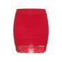 Jupe courte rouge Marina - LSK1-SRED