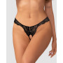 Trinise string ouvert noir