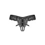 Trinise string ouvert noir