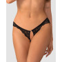 Divienne string ouvert noir