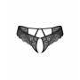 Divienne string ouvert noir