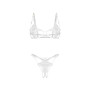 Luise Sublim ensemble ouvert 2 pièces - Blanc
