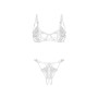 Luise Sublim ensemble ouvert 2 pièces - Blanc