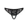 Letica String ouvert - Noir
