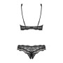 Luvae Ensemble ouvert 2 pcs  - Noir