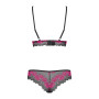 Tulia Ensemble 2 pcs - Noir et Fuchsia
